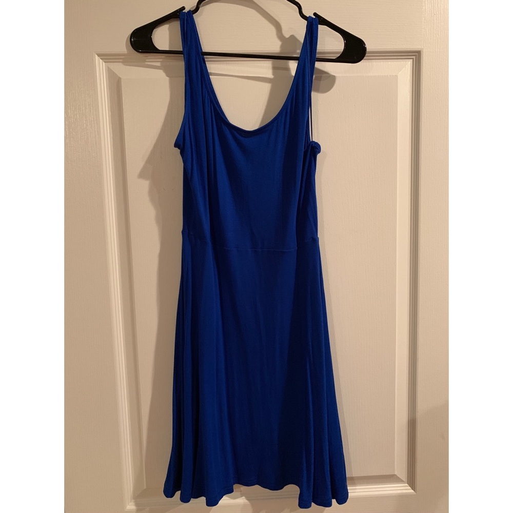 Royal blue skater dress